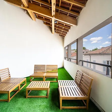 Maison Au Coeur De Avec Garage Et Terrasse 尼姆